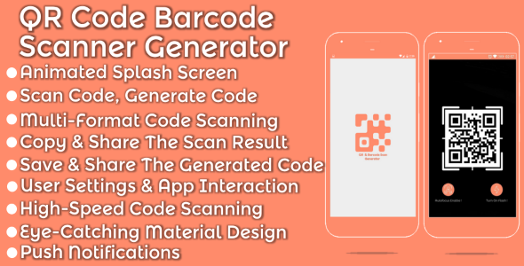 QR Code Barcode Scanner Generator - CodeCanyon Item for Sale