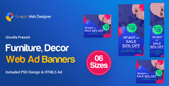 C02 - Furniture, Decor Banners Ad GWD & PSD - CodeCanyon Item for Sale