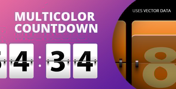 Resizable Multicolor Countdown - CodeCanyon Item for Sale