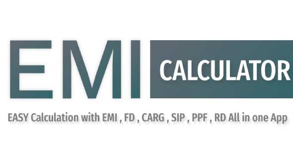 EMI Calculator App - CodeCanyon Item for Sale