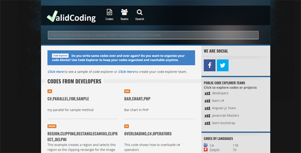 ValidCoding - CodeCanyon Item for Sale