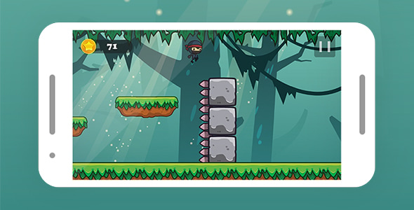 NINJA JUMP WITH ADMOB - ANDROID STUDIO & ECLIPSE FILE - CodeCanyon Item for Sale