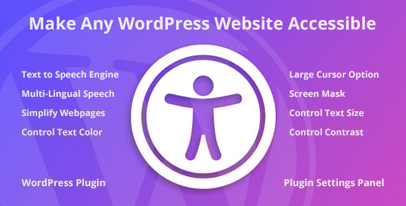 Accessibility WordPress Plugin - CodeCanyon Item for Sale