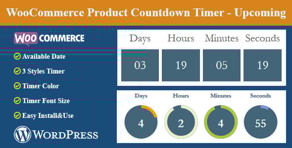WooCommerce Product Countdown Timer - Upcoming - CodeCanyon Item for Sale