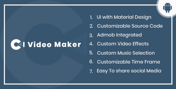 CI Video Maker Android App - CodeCanyon Item for Sale