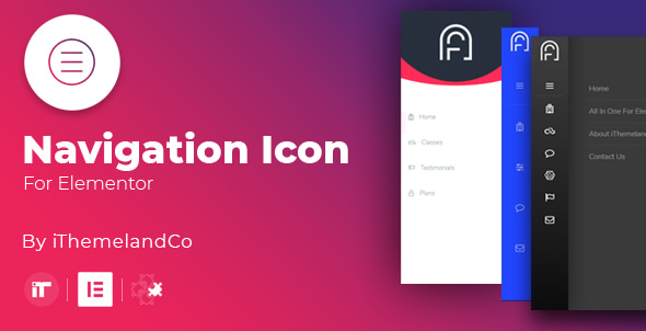 Icon Nav For Elementor - CodeCanyon Item for Sale