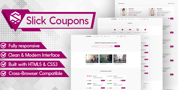 Slick Theme for Coupons CMS - CodeCanyon Item for Sale