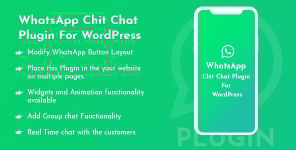 Chit - WhatsApp Chat WordPress Plugin - CodeCanyon Item for Sale