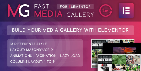 Fast Media Gallery For Elementor - WordPress Plugin - CodeCanyon Item for Sale