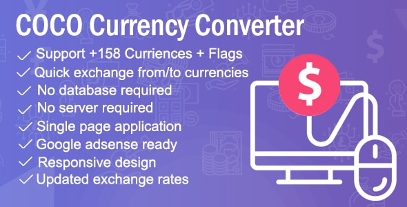 COCO - Currency Converter - CodeCanyon Item for Sale