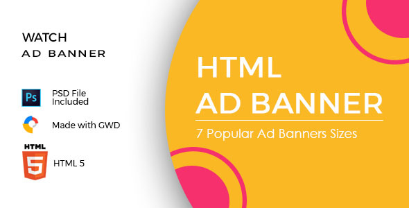 Watch Ad Banners - CodeCanyon Item for Sale
