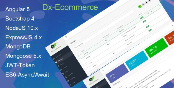 Admin Panel in Angular 8 with NodeJS and MongoDB - CodeCanyon Item for Sale