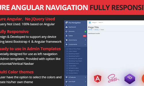 Responsive Angular Sidebar Navigation Menu by logicalstack | CodeCanyon