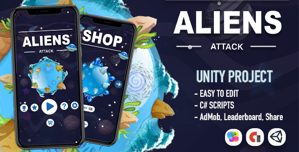 Aliens Attack - CodeCanyon Item for Sale