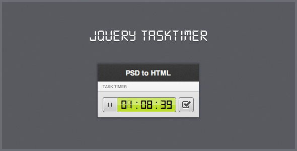 jQuery taskTimer ( Stopwatch ) - CodeCanyon Item for Sale