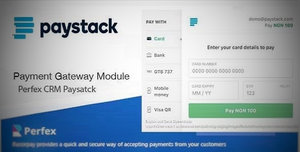 Paystack Payment Gateway for Perfex CRM - CodeCanyon Item for Sale