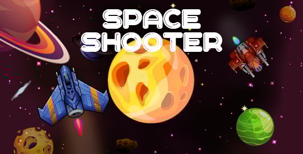Space Shooter : android game with share and review button-easy to reskin - CodeCanyon Item for Sale