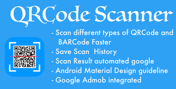 QR Code & Barcode Scanner For Android With Admob - CodeCanyon Item for Sale