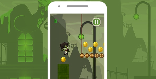 ZOMBIE RUNNER WITH ADMOB - ANDROID STUDIO & ECLIPSE FILE - CodeCanyon Item for Sale