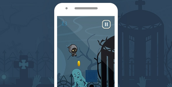GHOST CEMETERY WITH ADMOB - ANDROID STUDIO & ECLIPSE FILE - CodeCanyon Item for Sale