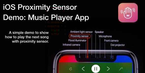 iOS Proximity Sensor - Player App Demo - CodeCanyon Item for Sale