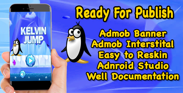 Kelvin Jump - Game For Kids - Android - Endless Game Play - CodeCanyon Item for Sale