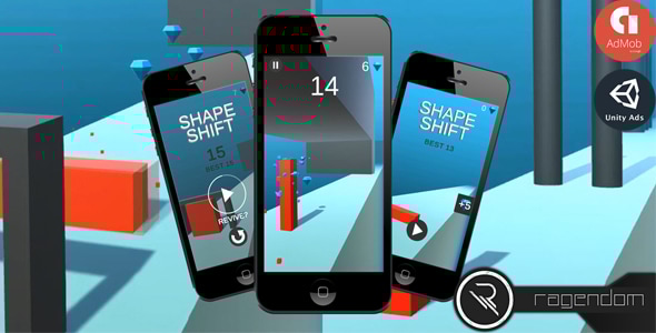 Shape Shift - Complete Unity Game + Admob - CodeCanyon Item for Sale