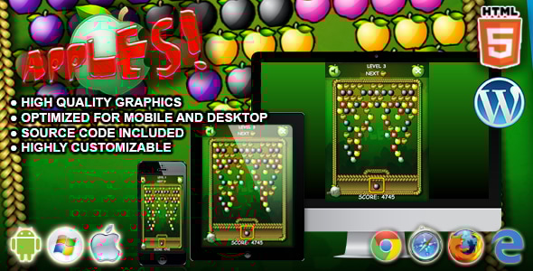 Apples - HTML5 Game - CodeCanyon Item for Sale