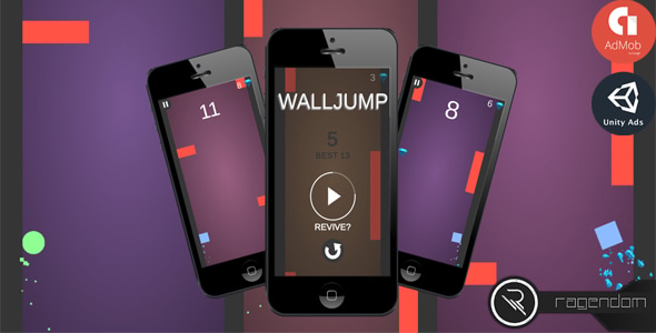 Walljump - Complete Unity Game + Admob - CodeCanyon Item for Sale