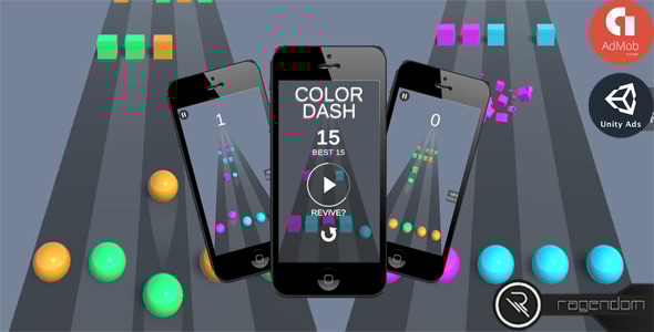 Color Dash – Complete Unity Game + Admob - CodeCanyon Item for Sale