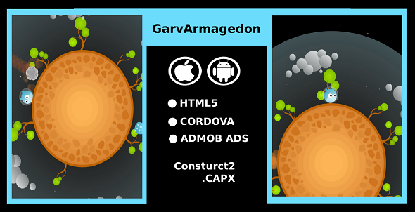 GarvArmagedon - HTML5 Platform Game - CodeCanyon Item for Sale