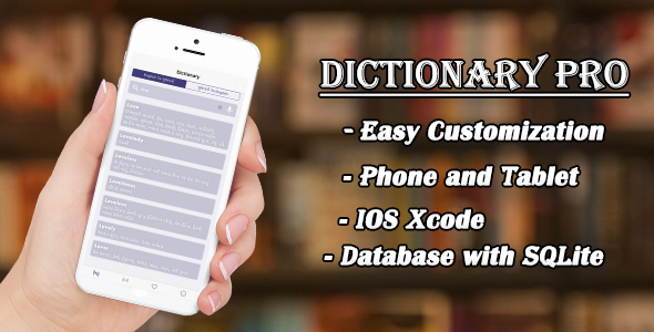 Dictionary for iOS - CodeCanyon Item for Sale