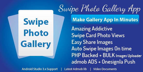 Swipe Photo Gallery Android App - CodeCanyon Item for Sale