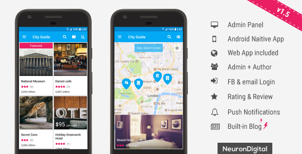 Ultimate City Guide App Template - CodeCanyon Item for Sale