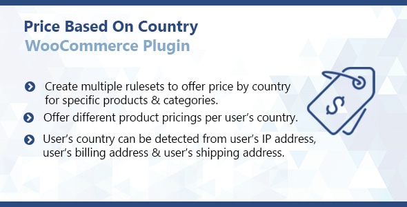 WooCommerce Price Based On Country Plugin - CodeCanyon Item for Sale
