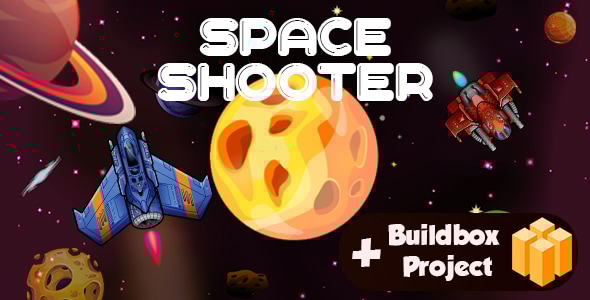 Space Shooter : android game with Project BUILDBOX-easy to reskin - CodeCanyon Item for Sale