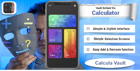 Calcula Vault - Calculator + Vault (Hide photos & videos) - CodeCanyon Item for Sale