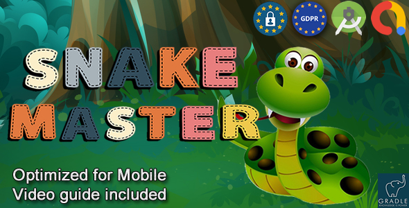 Snake Master (Admob + GDPR + Android Studio) - CodeCanyon Item for Sale