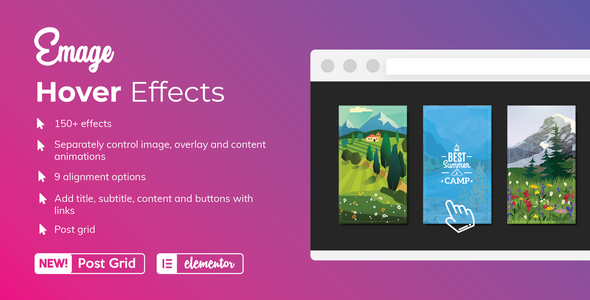 Emage - Image Hover Effects for Elementor - CodeCanyon Item for Sale