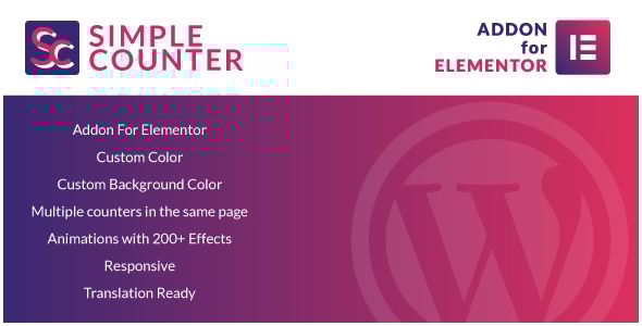 Simple Counter for Elementor WordPress Plugin - CodeCanyon Item for Sale