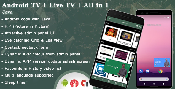 Android TV | Live TV | PIP | All in one - CodeCanyon Item for Sale