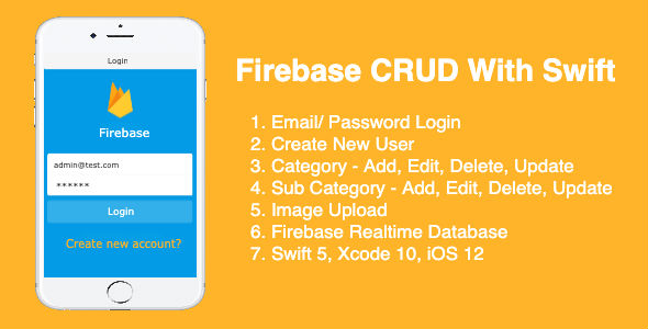Firebase CRUD With Swift - CodeCanyon Item for Sale
