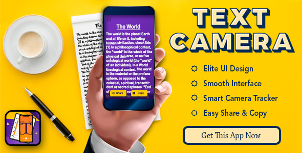 Text Scanner : Image to text ( Native android 10 app ) - CodeCanyon Item for Sale