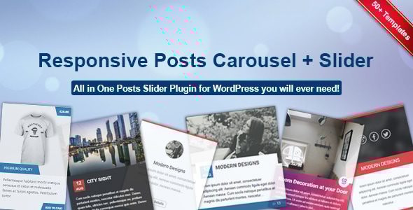 Responsive Posts Carousel WordPress Plugin - CodeCanyon Item for Sale