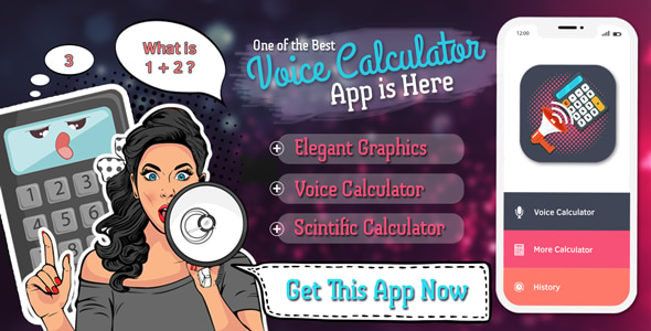 Voice calculator ( android 10 ) - CodeCanyon Item for Sale