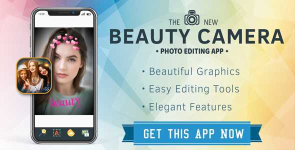 Beauty camera : Photo editor app ( android 10 ) - CodeCanyon Item for Sale