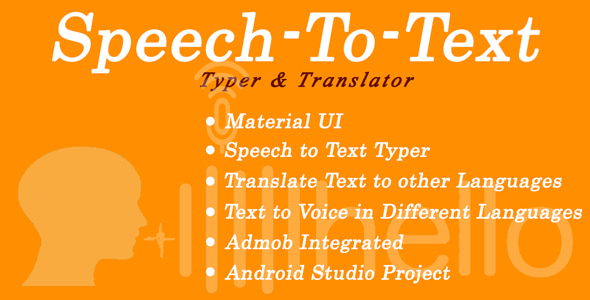 SpeechToText-Typer & Translator - CodeCanyon Item for Sale
