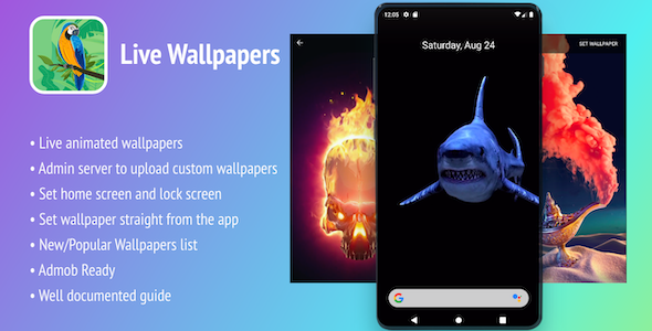 Live Wallpapers Android App - In-app Purchases - CodeCanyon Item for Sale