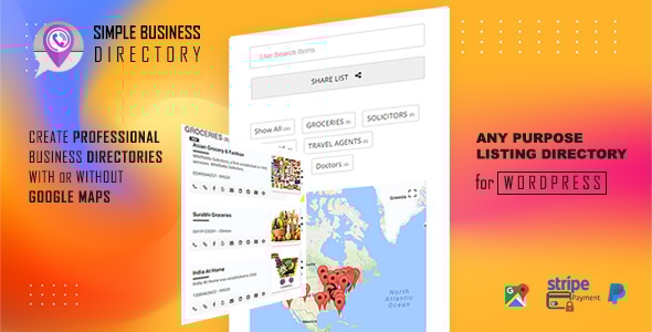 Simple Business Directory with Maps, Store Locator, Distance Search by ...