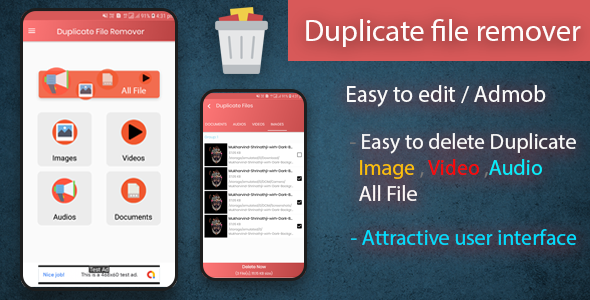 Duplicate file remover native android app (android 10) - CodeCanyon Item for Sale